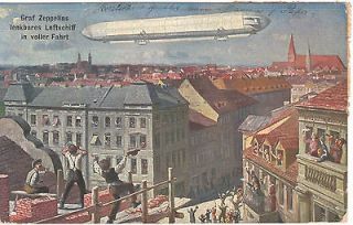   POST CARD   GRAF ZEPPELIN   POSTED FROM BADEN BADEN, GERMANY 1908