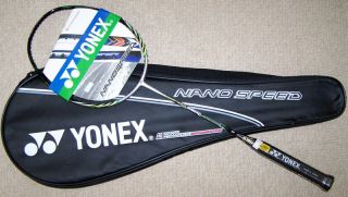   NanoSpeed 9900LTD (Green) Badminton Racket ,Quality A, free strung,YY