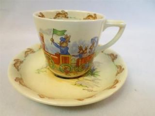   Royal Doulton Bunnykins Cup and Saucer Signed by Barbara Vernon