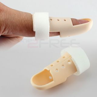 New Plastic Mallet Distal Finger Stack Splint Jammed Pain Relief Size 