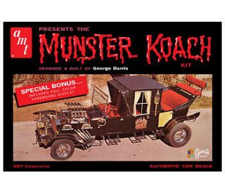 AMT 1/25 The Munster Koach Barris Designed TV Show Car Plastic Kit
