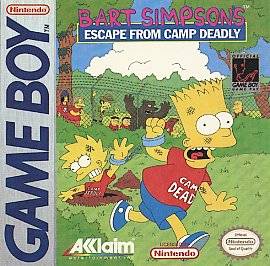 Bart Simpsons Escape from Camp Deadly Nintendo Game Boy, 1993