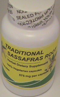 SASSAFRAS ROOT HERB rheumatism, gout, sprains, swelling and cutaneous 