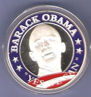 Barack Obama   Silver Commemorative Coin