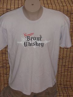 Mens Genuine Jim Beam Whiskey T Shirt