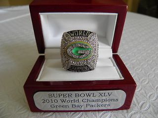 2010 Green Bay Packers Super Bowl Ring!! Double ring box included!!!!!