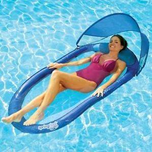   with Canopy Swimming Pool River Lake Beach Summer Fun Raft Lounger