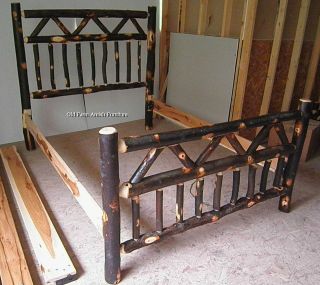 Rustic Log Bed Frames