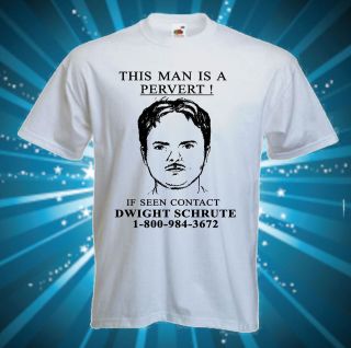 Dwight Schrute Pervert The Office Funny T Shirt