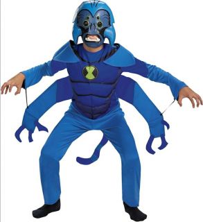 Ben 10 Spider Monkey Alien Force Dress Up Boys Costume M