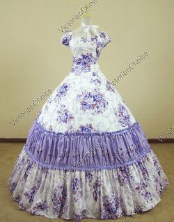 Civil War Southern Belle Lolita Ball Gown Dress Reenactment 013 M