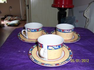 Ritzenhoff & Breker Meran 3 Flat cups and saucer sets