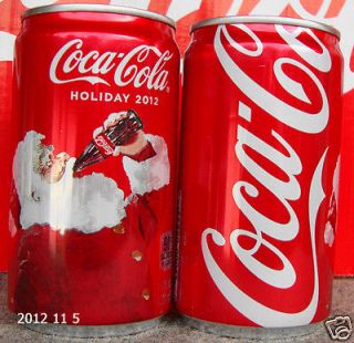 2012 Coca Cola 90 Calorie USA Christmas/Holiday FULL 7.5 oz 222mL 