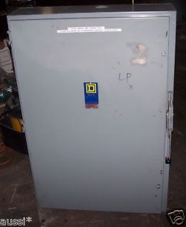 SQUARE D 400 AMP FUSED DISCONNECT 4 POLE 2 PHASE H425