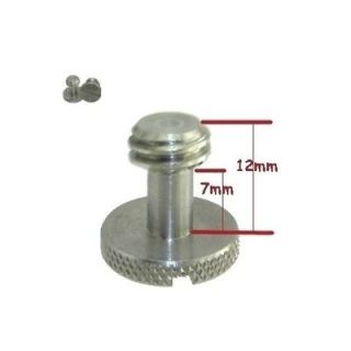 Steel Screw 3/8 for Camera Tripod QR Plate ideal for Manfrotto 