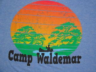 Camp Waldemar Rayon T SHIRT, Texas leading all girls Camp , MED 50 
