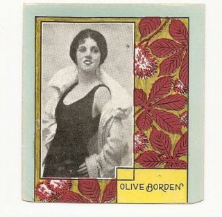 Olive Borden 1920s game piece premium