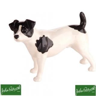 New John Beswick Dogs Jack Russell Standing Black and White JBD51BLK/W 