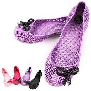   Shugaga Purple/Violet Girl Jelly Shoes Flat Beach Sandal US7.5 / EUR39