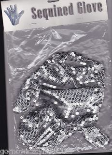 UP TO 50%  SHIP FREE MICHAEL JACKSON SEQUINED GLOVE WHITE WITH 
