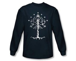 Tree of Gondor Lord of the Rings Licensed Long Sleeve Shirt Adult 