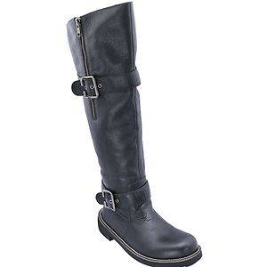 WOMENS KALSO EARTH SHOES HYPE TALL RIDING BOOTS BLACK
