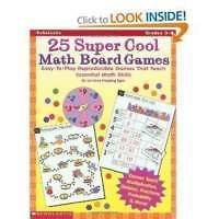 25 Super Cool Math Board Games (Grades 3 6) BY Lorraine Hopping Egan