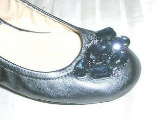 new Michael Kors Emilia Leather Ballet Flats Womens(misses) Shoes Sz 