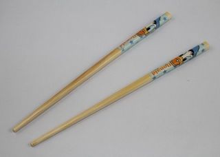   Duck Cute Bamboo Chopsticks,Cartoon Design,7.09(18cm,Blue&Purple
