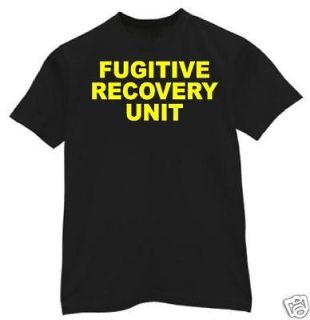 shirt XL FUGITIVE RECOVERY UNIT Bounty hunter bail