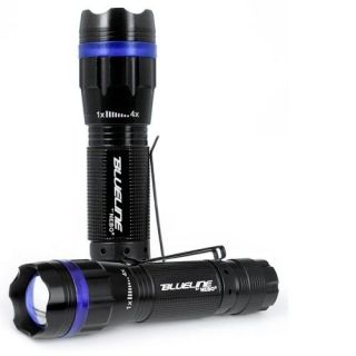 NEBO BLUELINE Flashlight 130 Lumen Tactical Defense Strobe Adjustable 