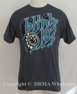 Authentic BLINK 182 Drip Type Slim Fit T Shirt Official S M L XL 2XL 