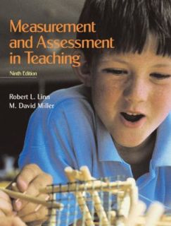   by M. David Miller and Robert L. Linn 2004, Hardcover, Revised