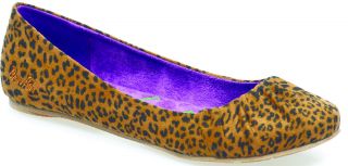 Blowfish Page Black Rust Cheetah New Womens Pumps Slipons Flats Shoes