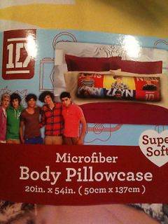 1D one direction body pillow pillowcase microfiber color blocks faces