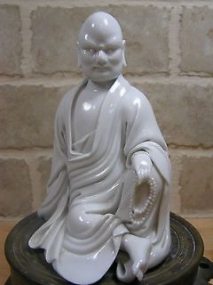   Chinese Dehua Figure Damo Blanc de Chine Crisp Detailing Sculpture