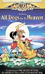 All Dogs Go to Heaven VHS, 2000, Clam Shell Family Entertainment 