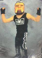 90s vtg Hollywood Hulk Hogan NWO Wrestling Kids Halloween Costume sz M 