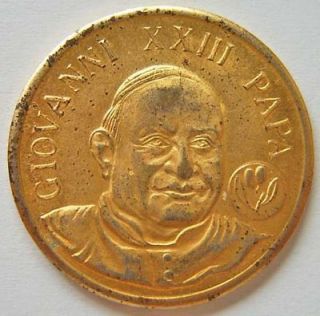 Vatican Italy jeton Blessed Pope John XXIII Giovanni