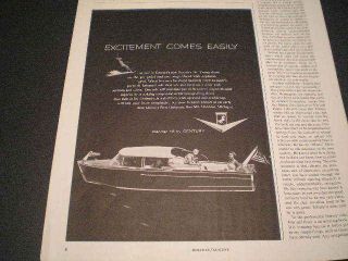 1956 Century Boats Ad Resorter 18 Boat