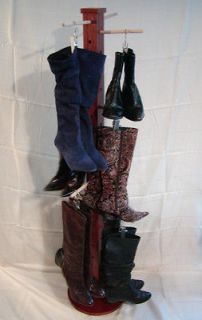   Boot Tree, Boot and Accessory Storage Rack System, wood boot tree