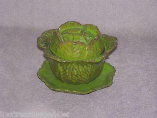Vintage PV Italy Green Covered Cabbage Bowl 12 oz size   multiples 