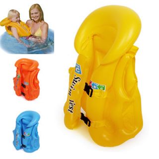   Float Swimming Aid Life Jacket Inflatable Swim Beach Vest 3 6 Years