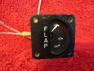 BEECHCRAFT AIRCRAFT CO. FLAP POSITION INDICATOR 1 3/4 INCH P/N 50 