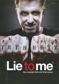 Lie to Me Season 3 DVD, 2011, 4 Disc Set