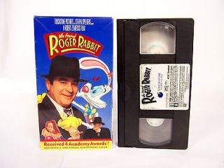 Original Classic Who Framed Roger Rabbit? Movie Cartoon VHS 1997