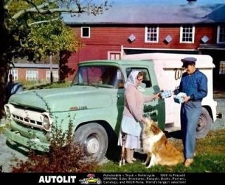1957 Ford F250 Winger Ice Cream Truck Factory Photo