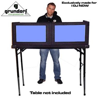   LS1658T DJ TABLE TOP DJ LED LIGHT UP FACADE BOOTH FRONT BOARD 58