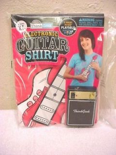 NIP Think Geek Electronic Guitar Shirt Womens sz XL T Shirt New Pink