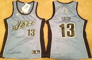 Mehmet Okur Utah Jazz Blue Womens Basketball Jersey NBA4Her NWT